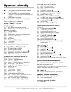 PATH / Graphic Communications Management / Bachelor of Technology / Higher education / Academia / Education / Radio and Television Arts / The G. Raymond Chang School of Continuing Education / Ryerson University / Association of Commonwealth Universities / Coalition of Urban and Metropolitan Universities