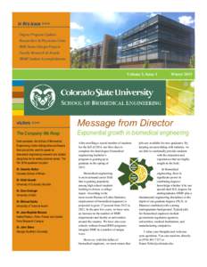 Colorado State University / Weldon School of Biomedical Engineering / Colorado / Bioengineering / Biomedical engineering