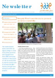 Integrity Watch Afghanistan Newsletter for June.pub