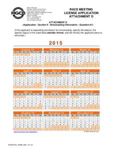United Aircraft Corporation / Cal / Calendaring software / Invariable Calendar