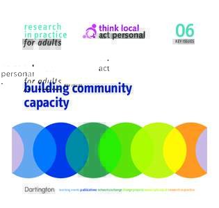 06 KEY ISSUES building community capacity