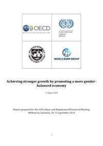 OECD note on the economic case for gender equality