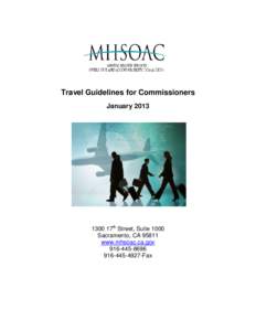 MHSOAC Committee Travel Guidelines 2013