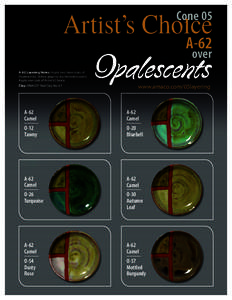 Cone 05  A-62 over  A-62 Layering Notes: Apply two base coats of