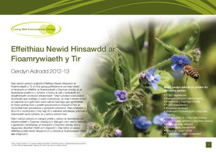 Living With Environmental Change  Effeithiau Newid Hinsawdd ar Fioamrywiaeth y Tir Cerdyn Adrodd[removed]Mae cerdyn adrodd ynghylch Effeithiau Newid Hinsawdd ar