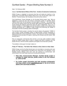 Microsoft Word - Gunfleet Sands - Project briefing note No.2 [Final].doc