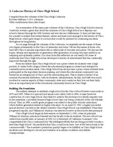 Microsoft Word - A Caduceus History of Chico High School pdf.doc