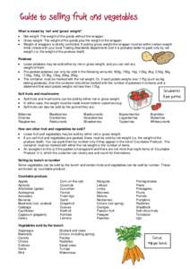 Microsoft Word - Guide to selling fruit and vegetables.doc