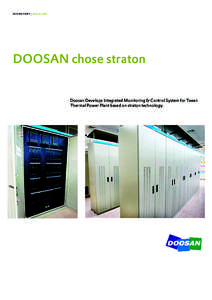 SUCCESS STORY  IEC61131-3 PLC DOOSAN chose straton Doosan Develops Integrated Monitoring & Control System for Taean