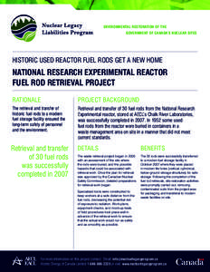 Nuclear reactors / Atomic Energy of Canada Limited / Nuclear accidents / Nuclear fuel / Chalk River Laboratories / Molten-Salt Reactor Experiment / Boiling water reactor / Nuclear technology / Nuclear physics / Energy
