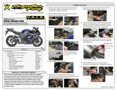 Suzuki / Economy of Japan / Washer / Screw / Muffler / Technology / Automotive industry in Japan / Suzuki GSX-R600 / Suzuki GSX-R series / Exhaust system