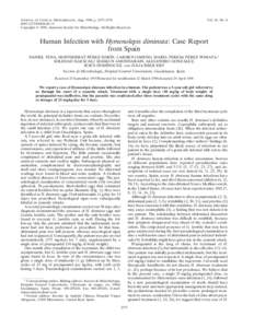 JOURNAL OF CLINICAL MICROBIOLOGY, Aug. 1998, p. 2375–[removed]/$04.00ϩ0 Copyright © 1998, American Society for Microbiology. All Rights Reserved.