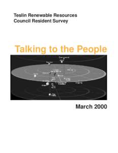 Teslin Renewable Resources Council Resident Survey Talking to the People  March 2000