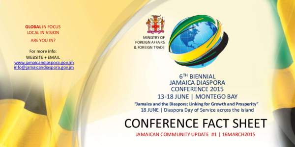GLOBAL IN FOCUS JAMAICAN COMMUNITY IN VISION UPDATELOCAL