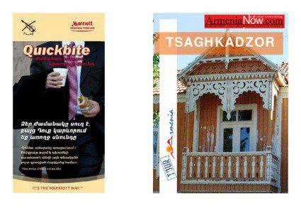 TSAGHKADZOR  Travel Guide® – Special Edition
