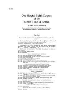 Rape / Sexual assault / Law / PROTECT Act / Human sexuality / Crime / Industrial Hemp Farming Act / Expungement / Sex laws / 108th United States Congress / Criminology