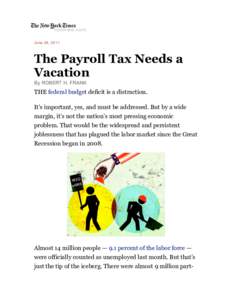 The Payroll Tax Needs a Vacation