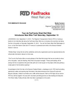 Denver metropolitan area / FasTracks / RTD Bus & Light Rail / E Line / Platte Valley Trolley / Union Station / Commuter rail in North America / Denver / Auraria West Campus / Colorado / Transportation in the United States / Regional Transportation District