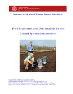 Field Procedures and Data Analysis for the