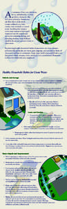 A  s stormwater flows over driveways, lawns, and sidewalks, it picks up debris, chemicals, dirt, and other pollutants. Stormwater