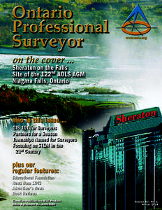 ONTARIO PROFESSIONAL SURVEYOR VOLUME 57, No. 1 Winter 2014
