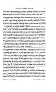 Book Reviews /Pneuma  127 László Fosztó, Ritual Revitalisation afler Socialism: Community, Personhood, and Conversion among Roma in a Transylvanian Village (Lit Verlag, Munster, Germany. Distribution 