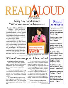 Mary Kay Bond named YWCA Woman of Achievement (Continued on page 5)  Mary Kay Bond accepts