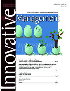 The Journal Of Innovative Management