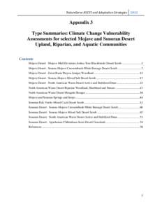 NatureServe HCCVI and Adaptation Strategies