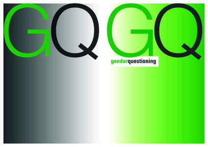 GQGQ genderquestioning “ GQ