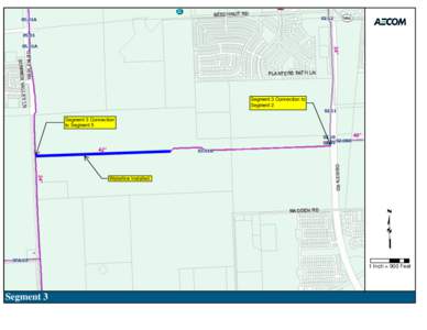 Segment 3 Connection to Segment 2 Segment 3 Connection to Segment 5  Waterline Installed