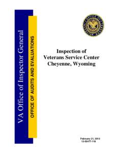 Veterans Benefits Administration / Traumatic brain injury / Inspector General / Veterans Health Administration / Disability / United States Department of Veterans Affairs / Medicine / Health