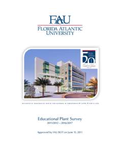 Association of Public and Land-Grant Universities / Geodesy / Pharmaceutical industry / American Association of State Colleges and Universities / Florida Atlantic University / Inventory / Frank Brogan / Needs assessment / University of Florida / Florida / Business / Technology