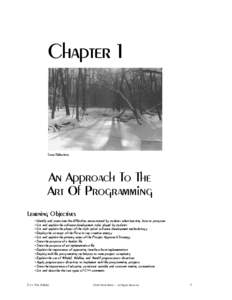 1 An Approach To The Art Of Programming  Chapter 1