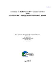 Lamprey River / Water / Lamprey / Rushing Rivers Institute / Fish / Souhegan River / Aquatic ecology