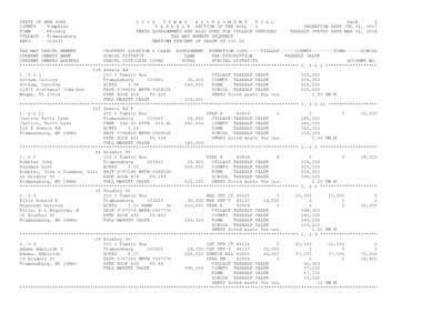 STATE OF NEW YORK COUNTY - Tompkins TOWN - Ulysses VILLAGE - Trumansburg SWIS