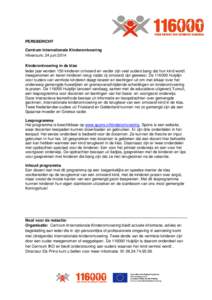 Persbericht[removed]Spons lancering lesprogramma Centrum IKO 2014 doc