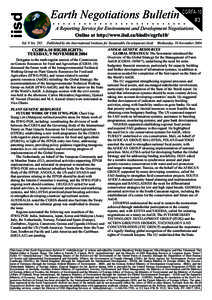 iisd  Earth Negotiations Bulletin CGRFA-10 #3 ..........................