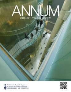 ANNUM 2010–2011 YEAR IN REVIEW Table of Contents A Welcome from the Department Chair