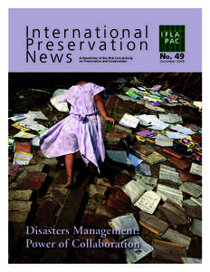 International Preservation News A Newsletter of the IFLA Core Activity on Preservation and Conservation