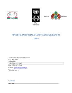 Economic Community of West African States / The Gambia / Local government areas of the Gambia