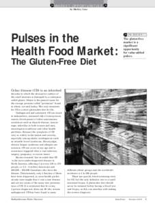 market opportunities by Shelley Case Pulses in the Health Food Market: