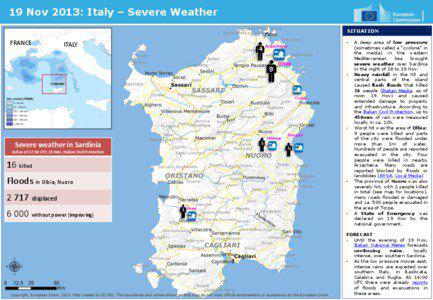19 Nov 2013: Italy – Severe Weather SITUATION