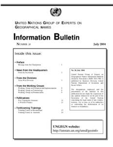 United Nations Statistical Commission / United Nations Group of Experts on Geographical Names / Economic Community of West African States / Book:Countries and Territories of the World III / Visa policy of Nigeria / Fauna of Africa / United Nations Economic and Social Council / United Nations Secretariat