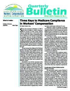 Quarterly  Bulletin Winter 2010 • Volume 14, No. 1  What’s Inside: