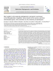 Molecular Phylogenetics and Evolution[removed]–522  Contents lists available at ScienceDirect