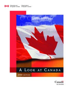 Citizenship and Immigration Canada Citoyenneté et Immigration Canada