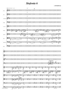 Sinfonia 6 L.W. Beethoven Allegro ma non troppo ( [ = 66 )