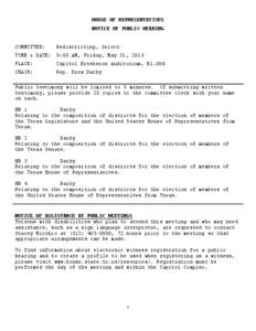 United States House of Representatives / Government / Public law / Separation of powers / Texas House of Representatives / Texas Legislature / Darby /  Pennsylvania