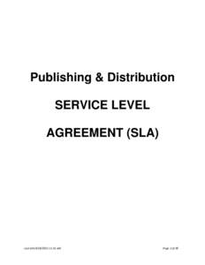 Microsoft Word - Publishing and Distribution_Service Level Agreement.doc